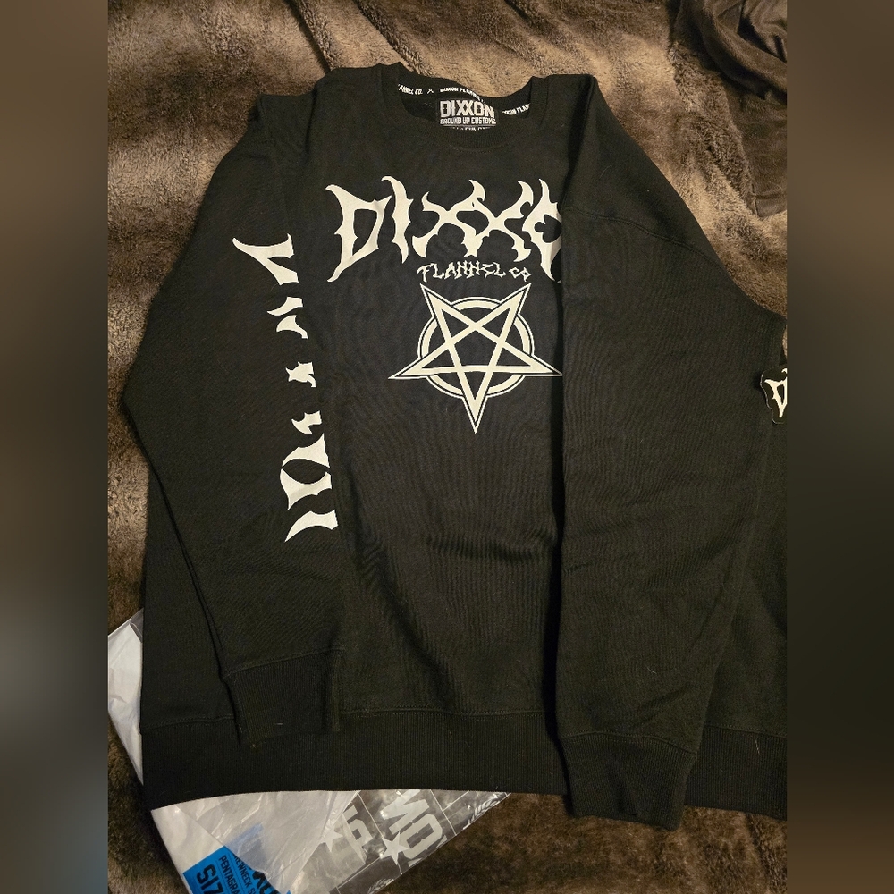 Dixxon Black Graphic Men's Sweater